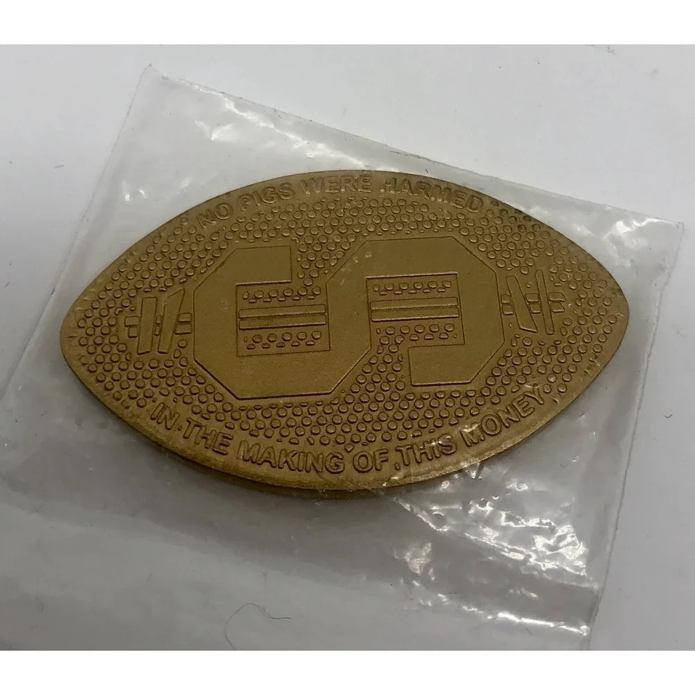 Rare Authentic NFL RUSHZONE COIN Metal Double Sided 